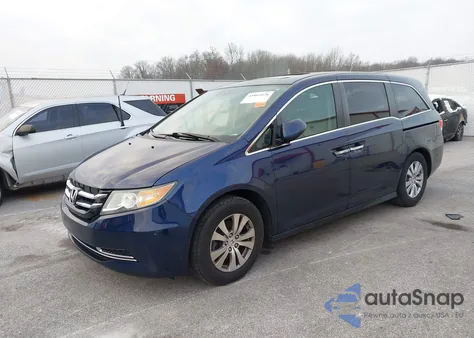 2014 Honda Odyssey Ex-L z USA, uszkodzony, nr VIN 5FNRL5H62EB091754